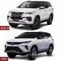 Fortuner Upgrade Body kit